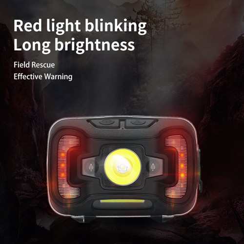 Đèn pha led SUPERFIRE HL16 300 bóng 180 lumen có cảm biến chuyển động và ánh sáng đỏ