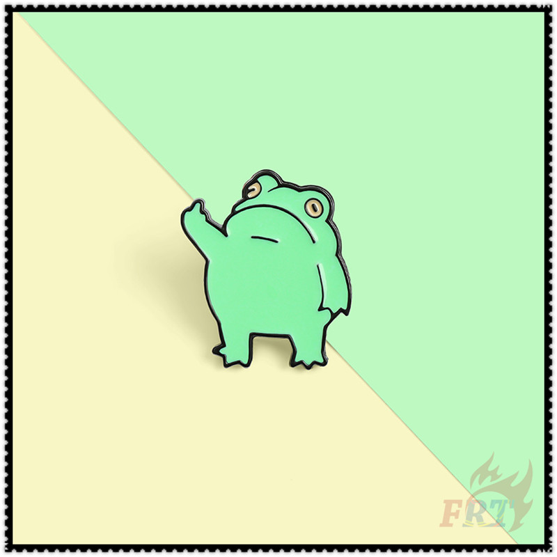 Ghim cài áo hình chú ếch vui nhộn xinh xắn