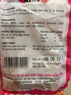 5 bịch Mì trẻ em tuổi thơ dữ dội