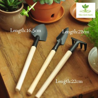Bộ 3 Dụng cụ làm vườn mini - sen đá - thủy sinh