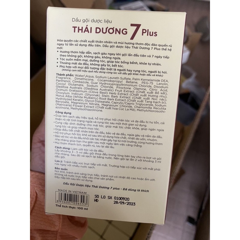 DẦU GỘI THÁI DƯƠNG 7 Plus 100ml | BigBuy360 - bigbuy360.vn