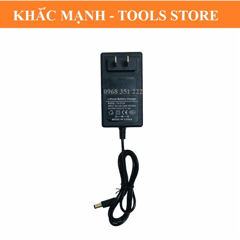 Sạc Adapter 21v Cho Pin Máy Khoan, Máy Siết Bulong