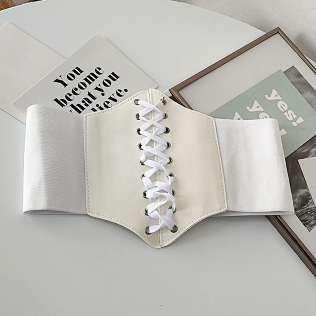 Thắt Lưng Giả Da Co Giãn Định Hình Cơ Thể Dành Cho Nữ