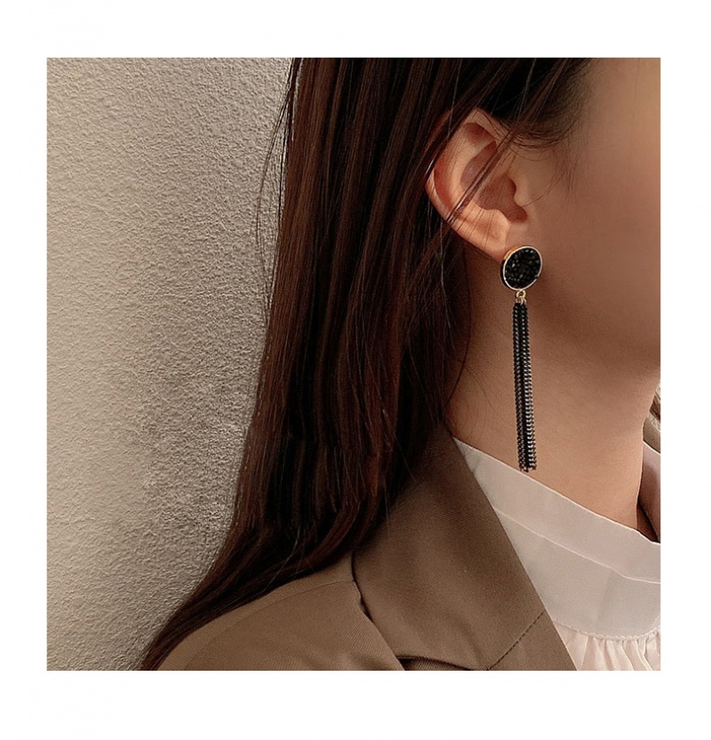 Bông tai dáng dài phong cách Hàn Quốc thời trang