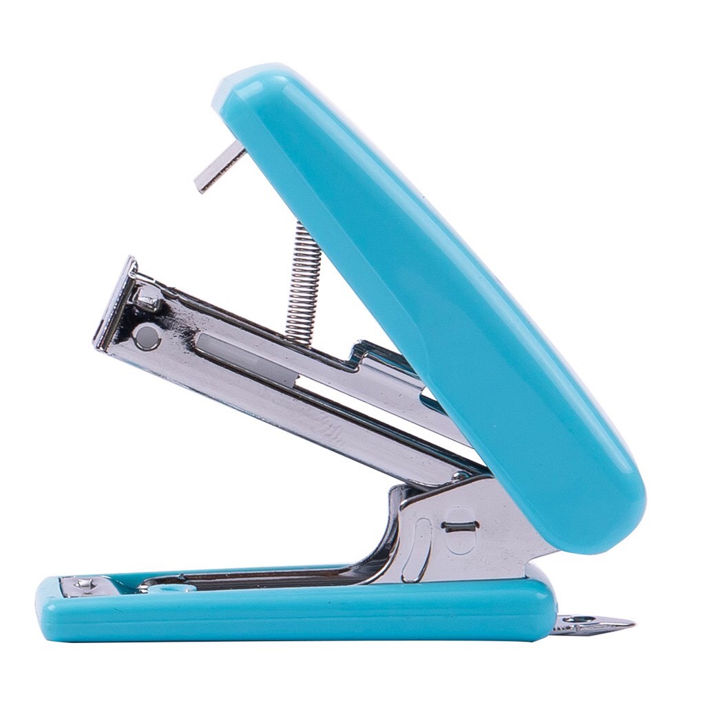 Dập ghim Deli mini kim bấm #10 – ghim bấm 12 tờ / E0222 – màu Xanh , hồng,  Dập ghim mini - MIYABI STORE