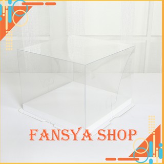 {COMBO10}*10 hộp nhựa size 32*32 cao 18  đựng bánh kem, bánh sinh nhật (không kèm ruybang)