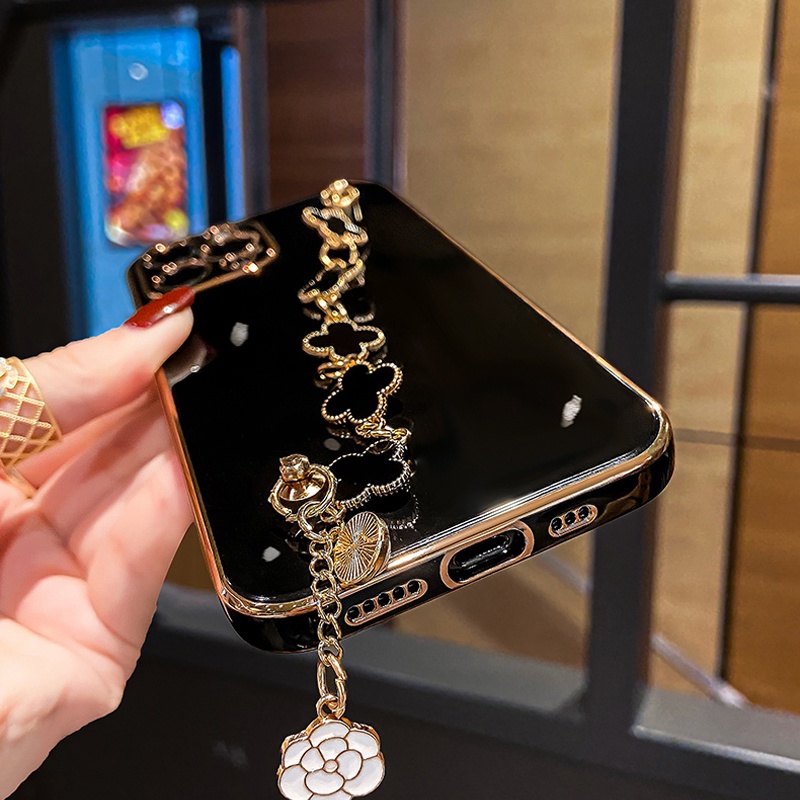 Ốp điện thoại KOOSUK silicon mềm có dây đeo tay cho Xiaomi Redmi Note 11 11S 10S 10 Pro Max