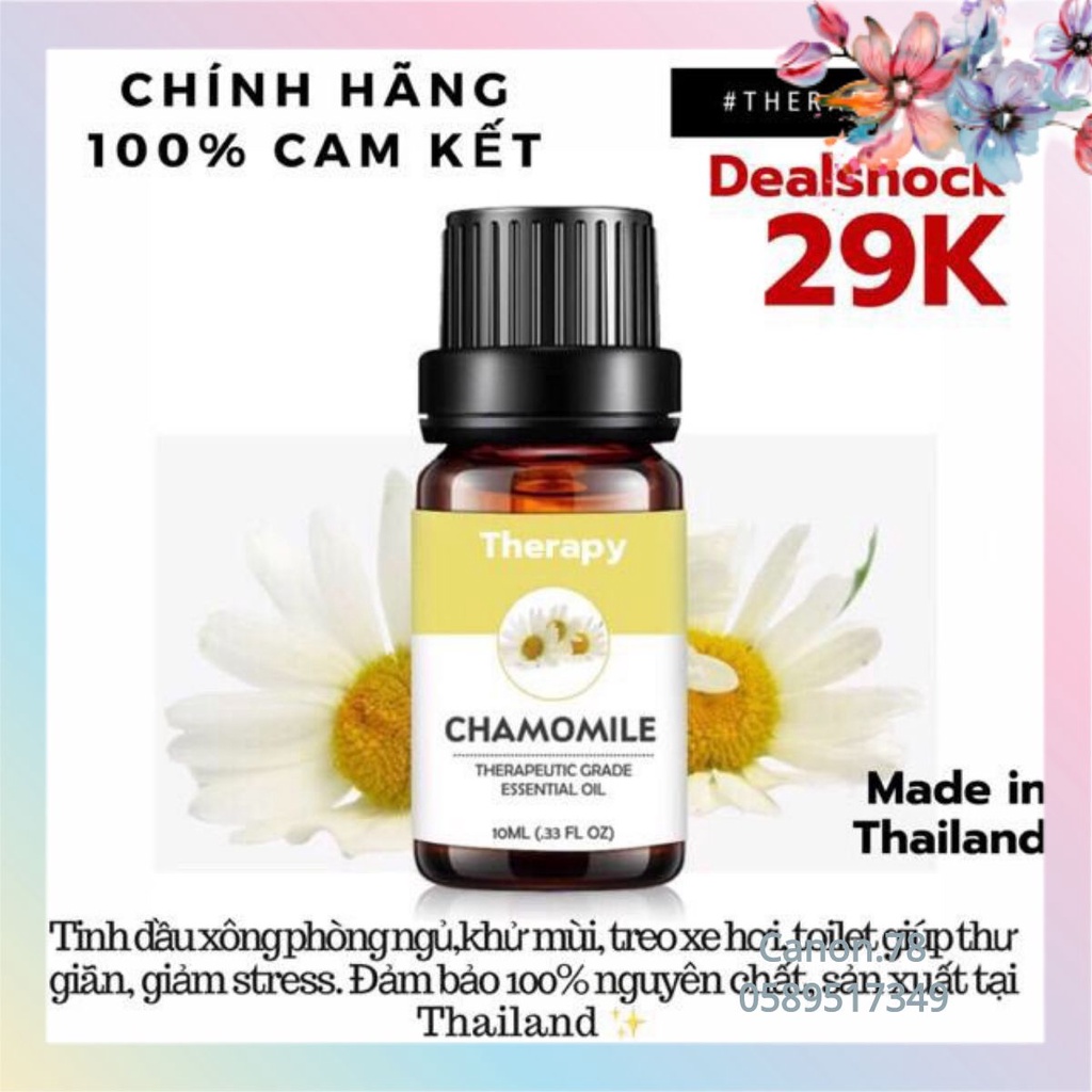 Tinh Dầu Nguyên Chất Hoa Cúc La Mã 10ml 🔥