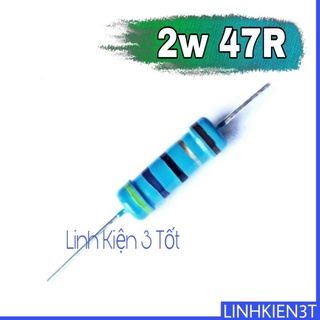 Điện trở 2w 1% 47r 47 ohm chân đồng