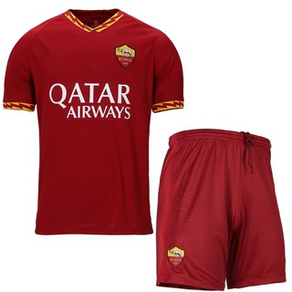 Quần Áo bóng đá CLB AS ROMA SÂN NHÀ (CÓ ẢNH THẬT) - vải thun lạnh xịn (Màu Đỏ)  Mùa giải mới 2019/20