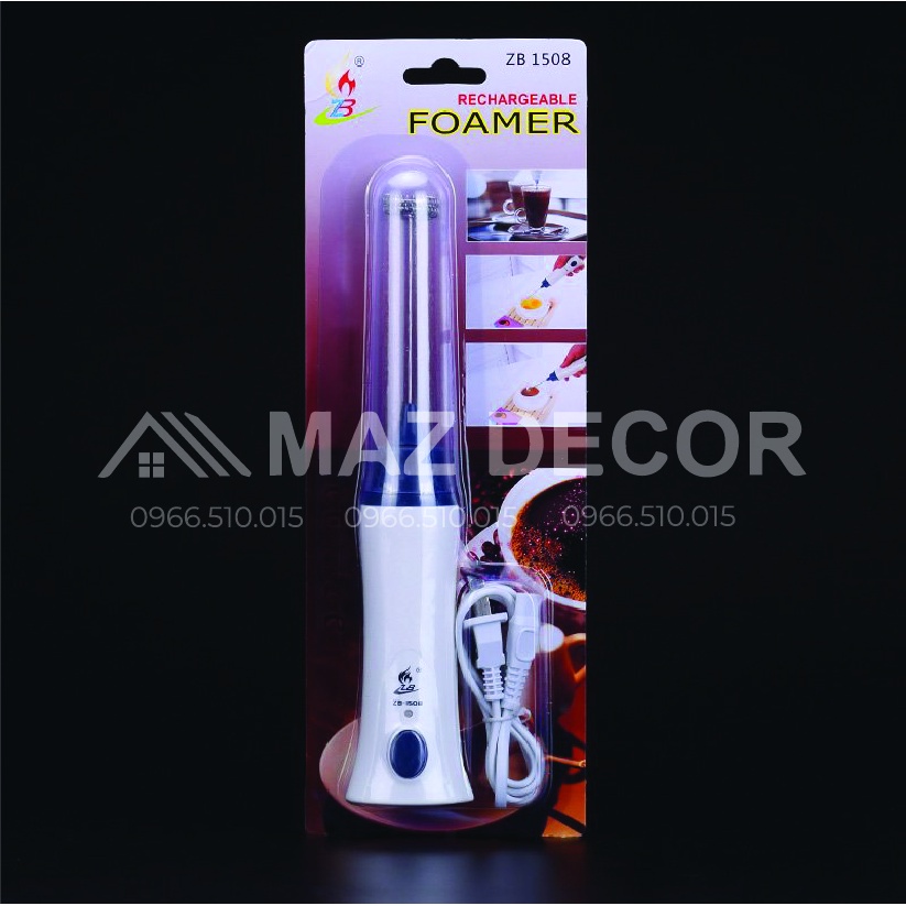 SALE GIÁ SỈ TẠI XƯỞNG Máy tạo bọt sữa cầm tay, tạo bọt cafe, cà phê, đánh trứng foamer  - sạc tích điện đẹp cao cấp