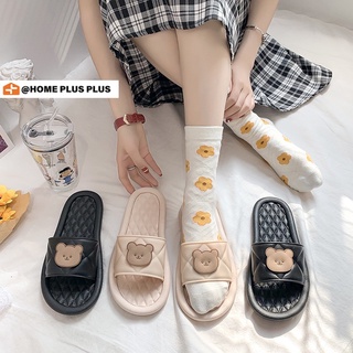 Dép Đi Trong Nhà Tắm Đế Dày Thoải Mái Hình Gấu Dễ Thương Cho Nữ