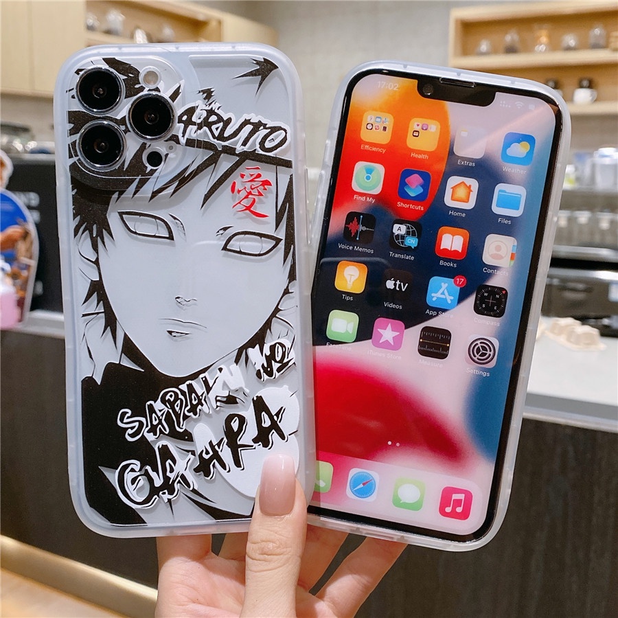 Ốp Điện Thoại Silicon Hình NARUTO MINATO & GAARA Cho iphone 15 pro max 14 pro max 14 plus 13 pro max 12 pro max 11 pro max x xr xs max 7 8 plus