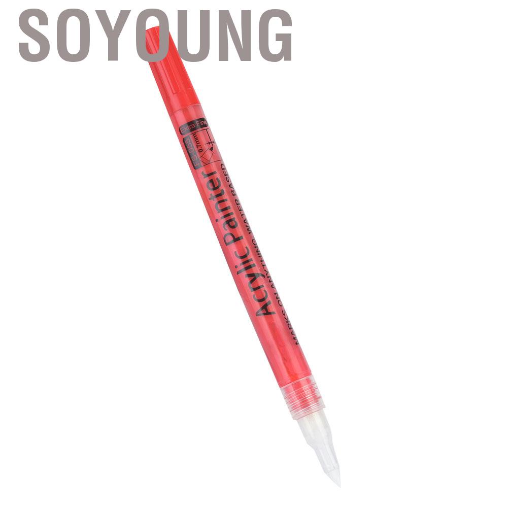 Soyoung Acrylic Paints Pen Popular Paint Marker New Odorless Needle 0.7 Mm Line Width Art drawing Painter
