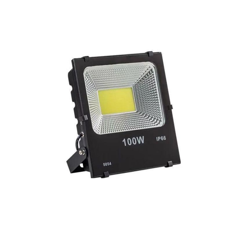 Đèn pha led Công trình 100w ánh sáng vàng