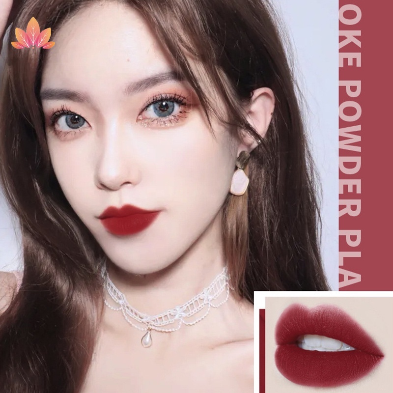 Set 6 Thỏi Son Kem Nhung Mịn Trang Điểm Dễ Thương Kèm Hộp Đựng jp5