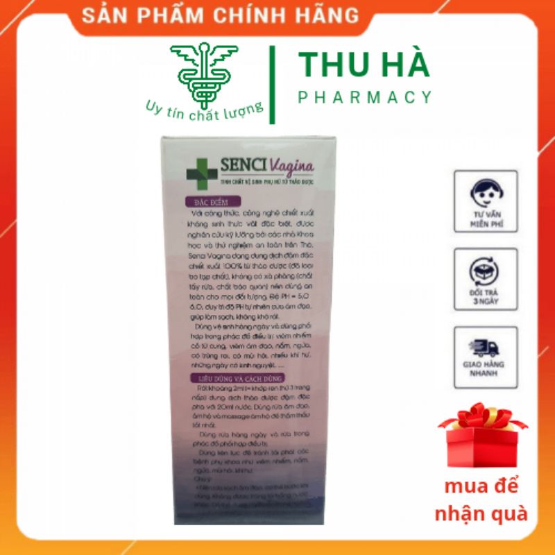 DUNG DỊCH VỆ SINH SENCI VAGINA(chai 150ml)