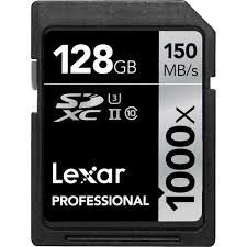 Thẻ nhớ Lexar 128GB Professional 1000x 150MB/s SDXC UHS-II
