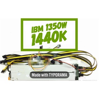 Nguồn Server IBM 1350w, không nuôi main, chạy Asic