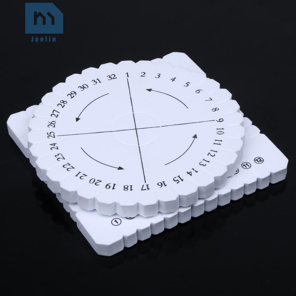 Bộ 2 cái đĩa kumihimo hình tròn/vuông dùng bện dây làm vòng tay