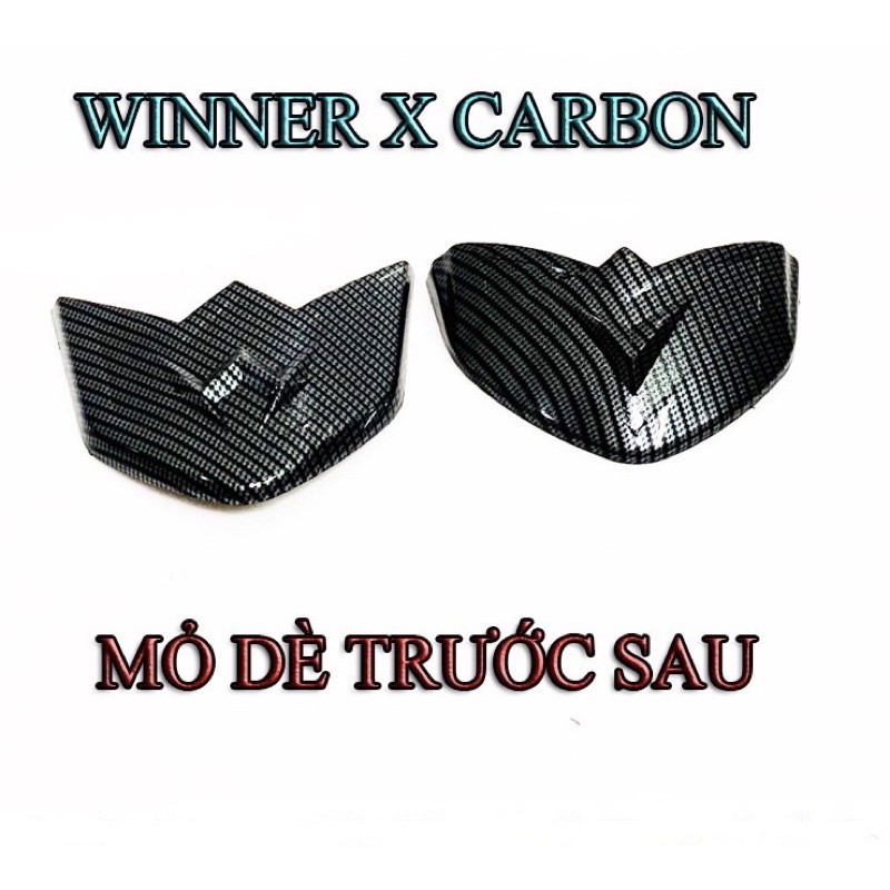 Mỏ dè trước sau cacbon xe winnerx cực đẹp!!!