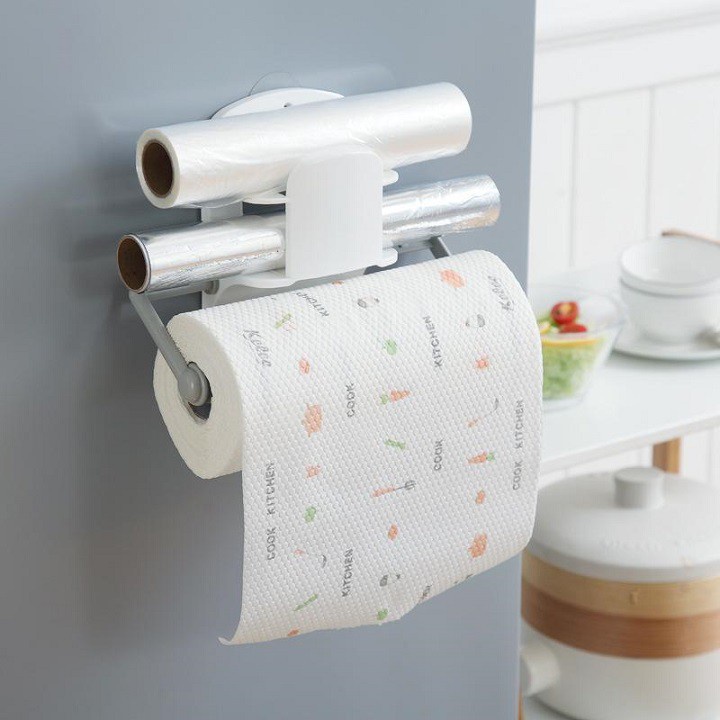 Cuộn giấy lau nhà bếp đa năng 50 tờ màu trắng có thể giặt được