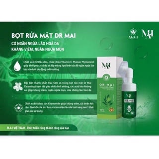 Sữa rửa mặt DR Mai, bọt rửa mặt