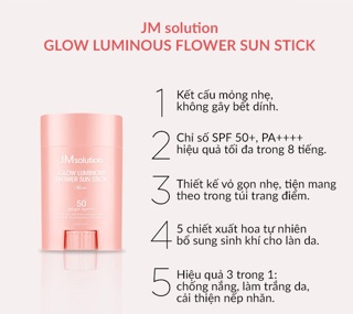 Thanh Lăn Chống Nắng JM Solution SPF 50+ PA++++