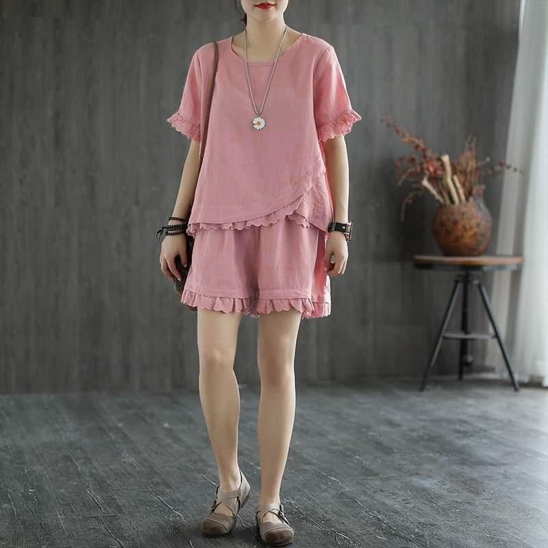 ĐỒ BỘ ĐÙI NỮ PHỐI REN-TKIM59