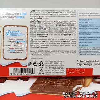 [T4/2023] Socola Kinder Cards 5 thanh 128g