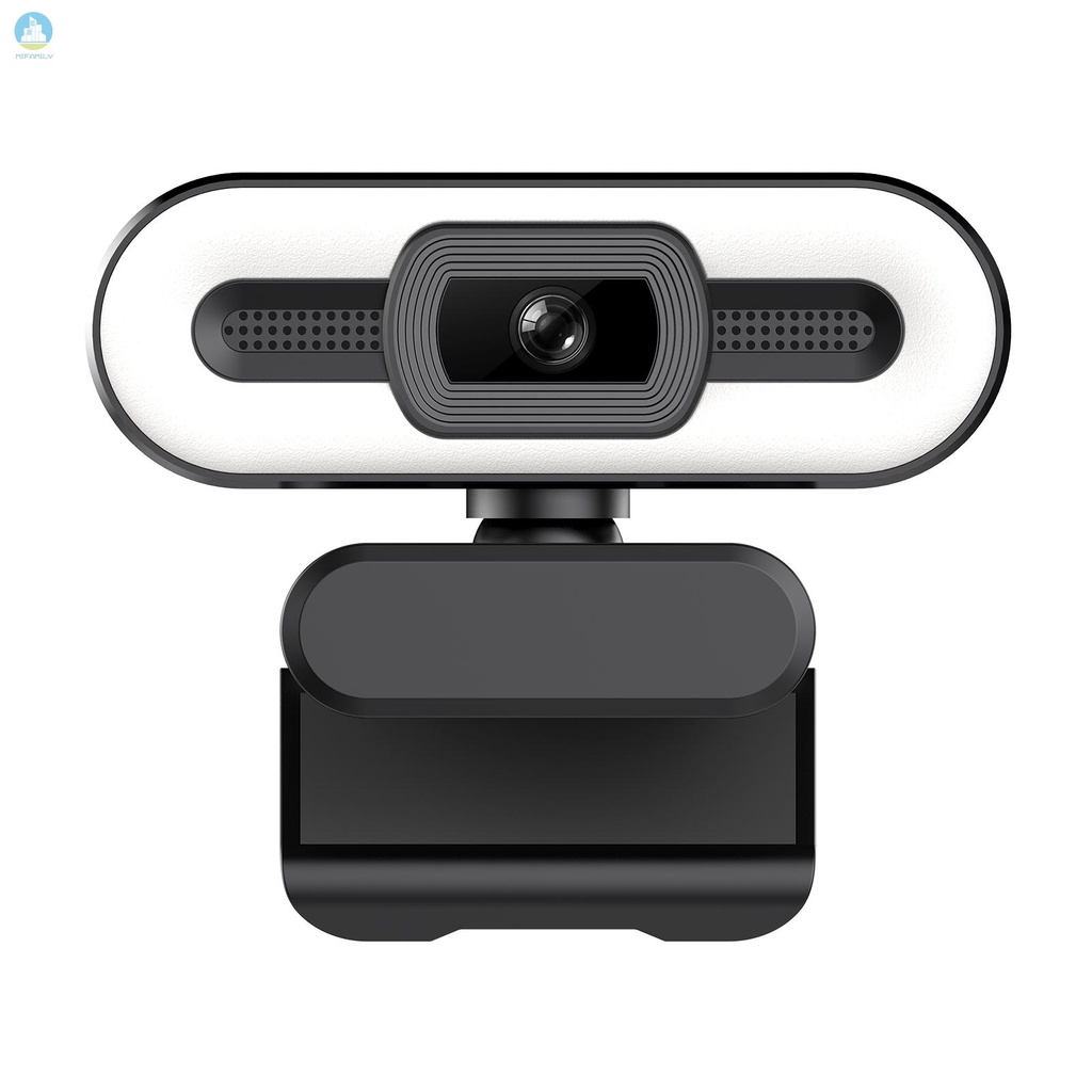 MI   4K USB Plug and Play Webcam with Built-in Microphone Lighting for Live Stream Video Call Video Conference Online Teaching