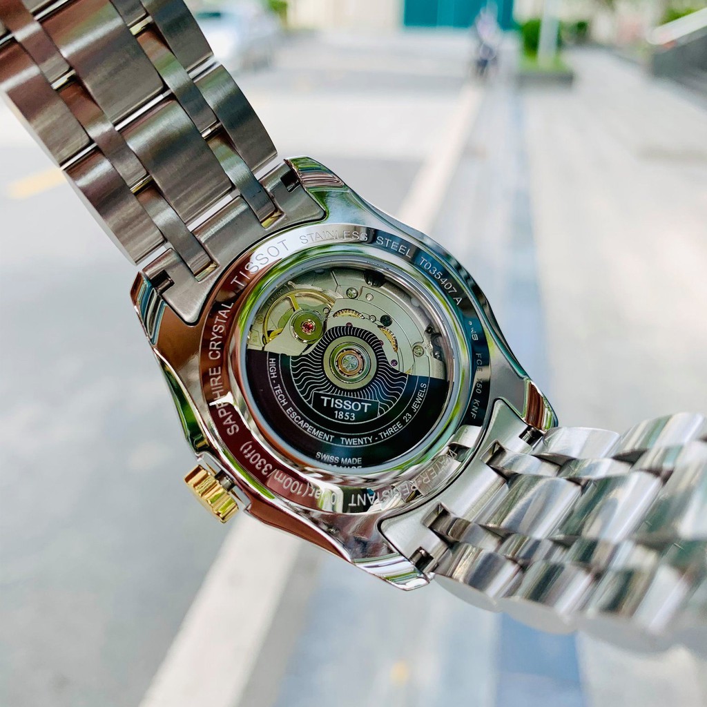 Đồng hồ nam chính hãng  Tissot Couturier Day Date Demi  T035.407.22.011.01 - Máy cơ tự động - Kính Sapphire