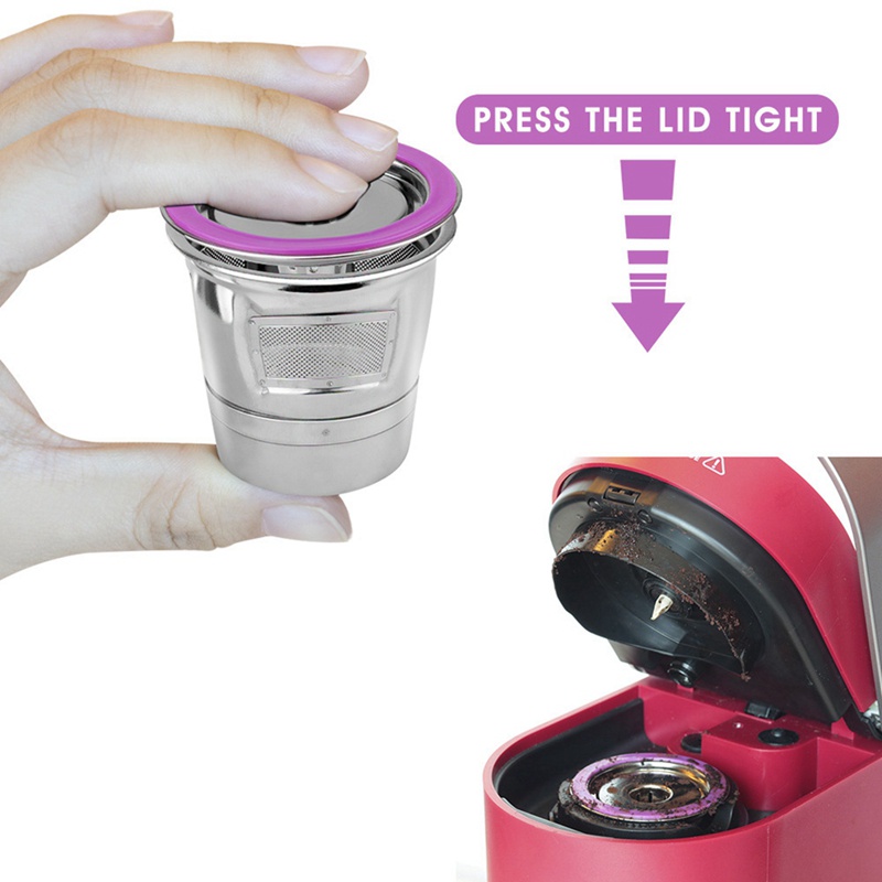 Cốc Lọc Cà Phê Bằng Thép Không Gỉ Cho Keurig 2.0 / 1.0 Mini Plus