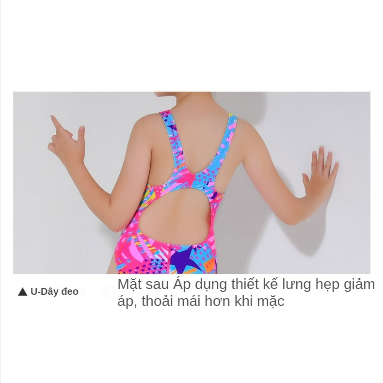 Trẻ em Chuyên nghiệp Thể thao Một mảnh Áo tắm Cô gái Bơi Bài học Huấn luyện Tam giác Áo tắm Một mảnh