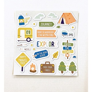 [Nhãn dán] ⚡ Sticker trang trí Travel 01