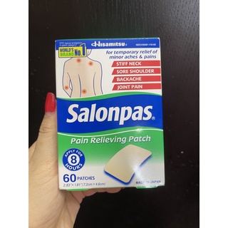 (Hàng Mỹ) Miếng dán salonpas 1 hộp gồm 60 miếng