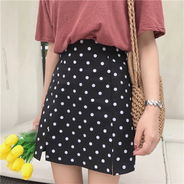 [ HÀNG ORDER ] Skirt chấm bi