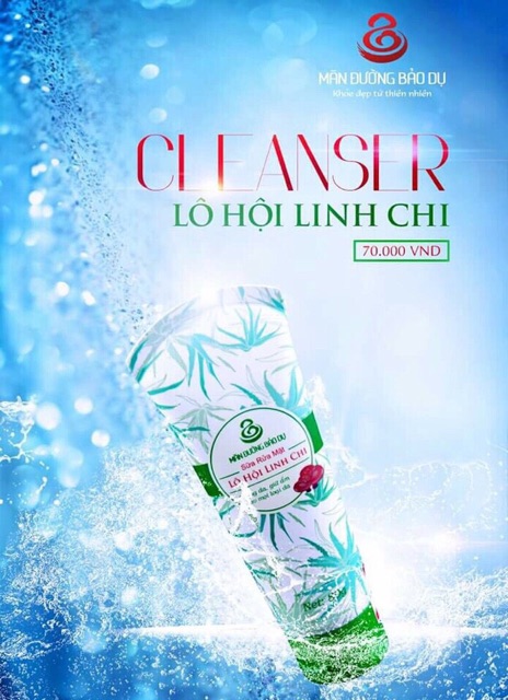 Sữa rửa mặt linh chi lô hội - ngăn ngừa mụn hiệu quả
