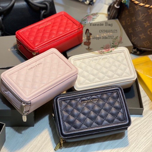 Túi đeo chéo Cn.K hộp mini, hàng chuẩn có sẵn