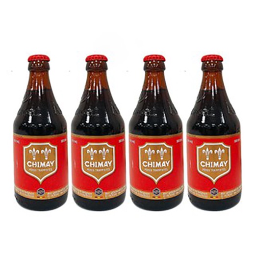Lốc 4 Chai Bia Bỉ Chimay Đỏ 7% (330ml)