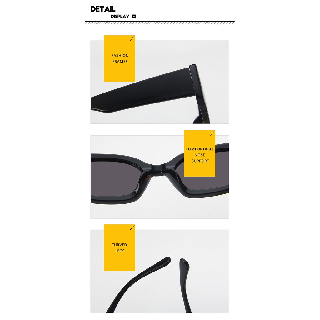 Kính Râm Gọng Hình Chữ Nhật Nhỏ Phong Cách Hip Hop Hop Cá Tính Thời Trang 2020 Cho Phụ Nữ | BigBuy360 - bigbuy360.vn