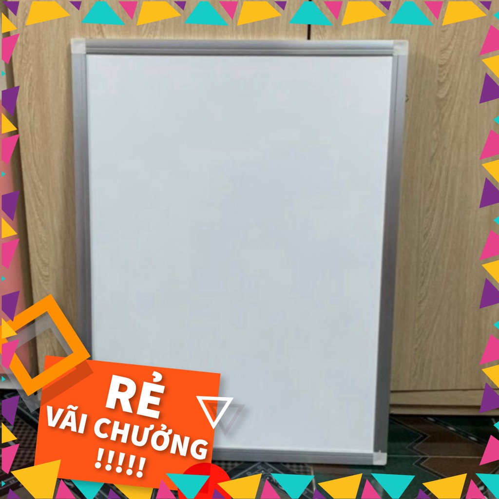 Bảng mica, bảng fooc trắng 50 x 70cm viết bút lông viền nhôm tặng kèm 1 bút viết bảng