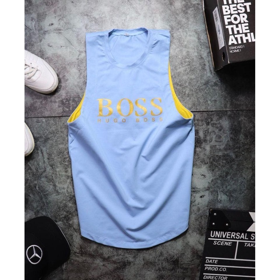 Áo Tank Top Nam – Áo Ba Lỗ Thể Thao Nam Cao Cấp- Mẫu Boss