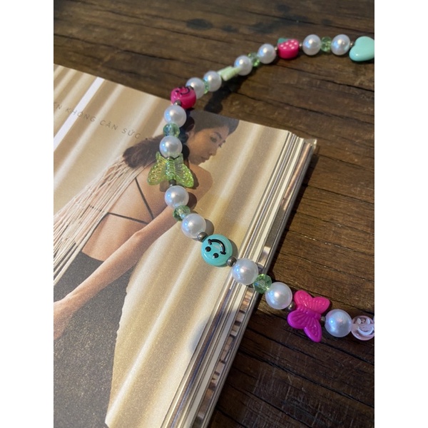 [368]Vòng cổ charm màu