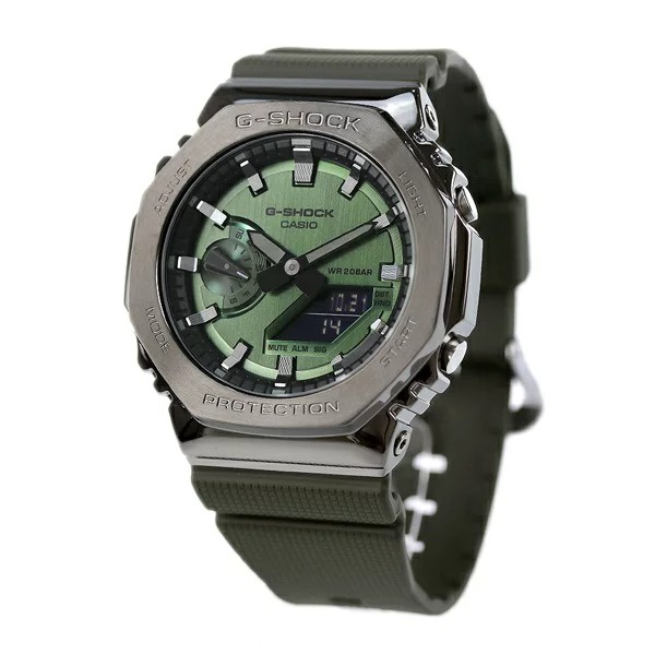 Đồng hồ nam dây nhựa Casio G-Shock chính hãng Anh Khuê GM-2100B-3ADR