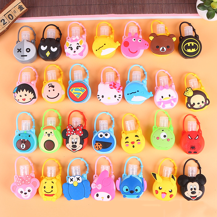 [Hàng mới về] Chai rỗng đựng rửa rửa tay họa tiết hoạt hình có thể mang đi 30ml