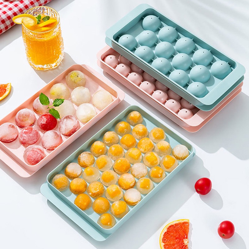 Khuôn Làm Nước Đá Mini 18/33 Ngăn Tiện Dụng Cho Nhà Bếp