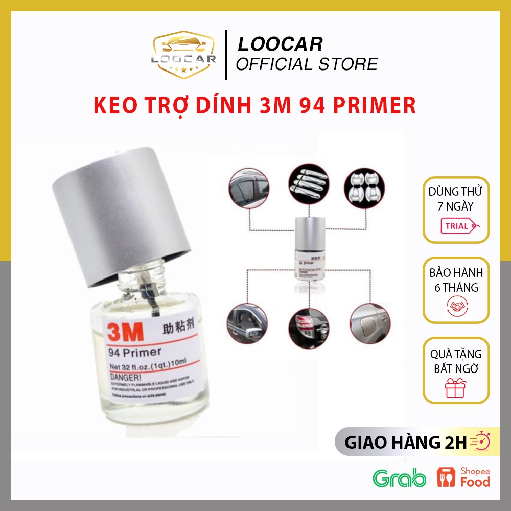 Keo Trợ Dính 3M 94 Primer - Dung Môi 3M Tăng Bám Dính Cho Lớp 3M, Hỗ Trợ Dán Phụ Kiện Xe