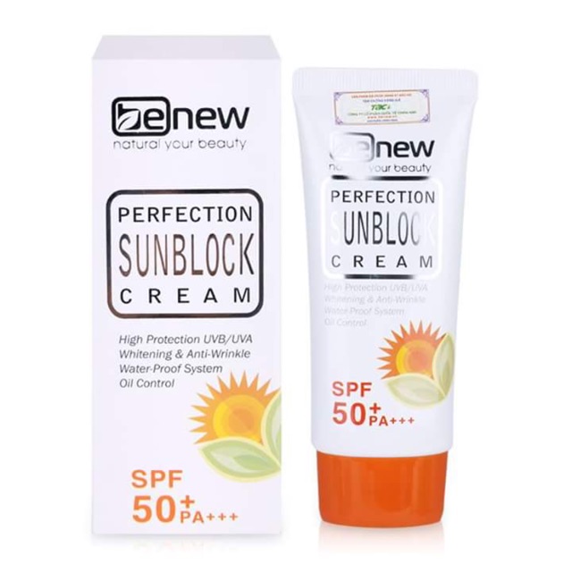 Kem chống nắng Benew Perfection Sunblock Cream