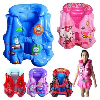 Áo phao bơi cho bé, Áo phao bơi trẻ em mẫu hoạt hình mới cực đẹp